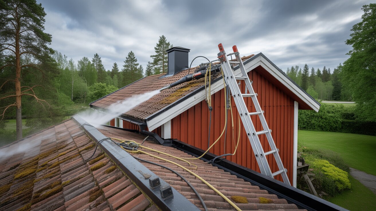 Taktvätt & Rengöring av Tak